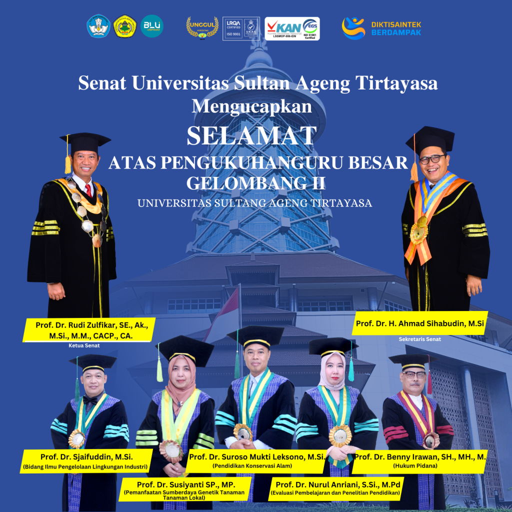 Pengukuhan Guru Besar Gelombang II Tahun 2025